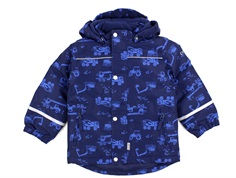 CeLaVi pageant blue printed winter jacket